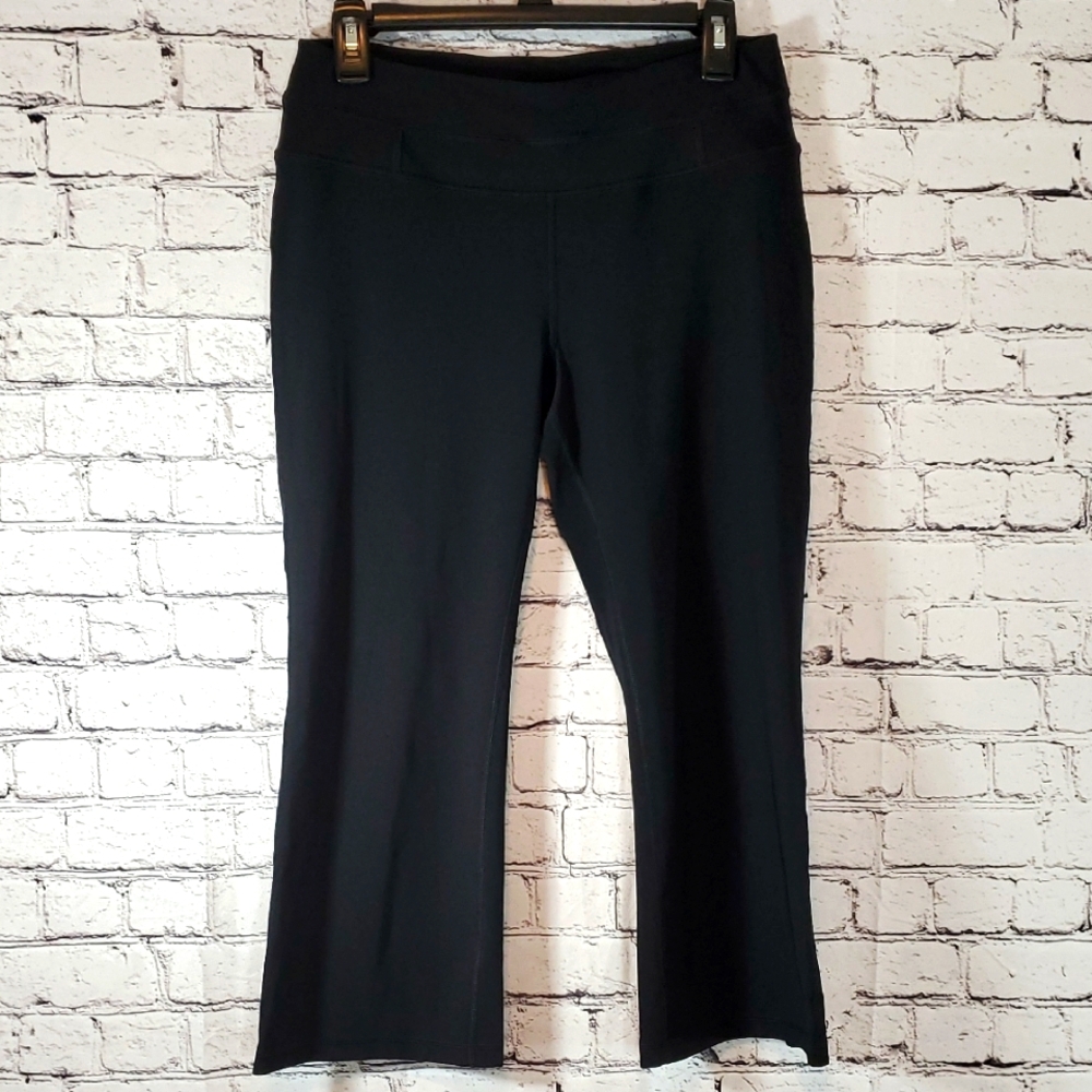 Calvin Klein Performance Black Cropped Pants Quick Dry Size M EUC